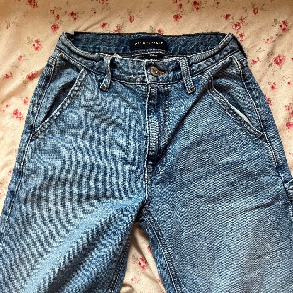 aéropostale high rise baggy jeans
